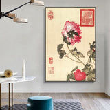 vintage chinese canvas
