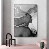 Abstract Marble Wall Art
