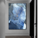 blue marble wall art set