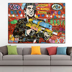 scarface canvas painting