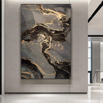 gold marble wall art