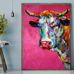 pop art cow paintings