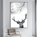 wall art deer
