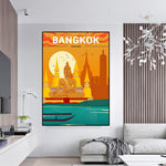 bangkok canvas art 
