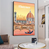 hotel wall art florence italy 