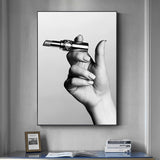 black and white glam wall art