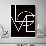 black love wall art for bedroom