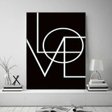 black love wall art for bedroom