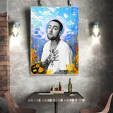 mac miller canvas painting