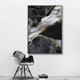 gold marble wall art