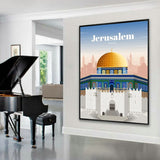 jerusalem canvas wall art