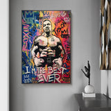 mike tyson punch out wall art