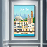 spain city seville wall art