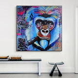 gorilla canvas art