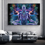 psychedelic canvas wall art