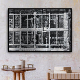industrial chic canvas wall art