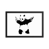banksy panda poster