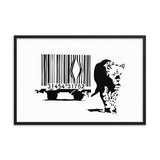 banksy barcode leopard for sale